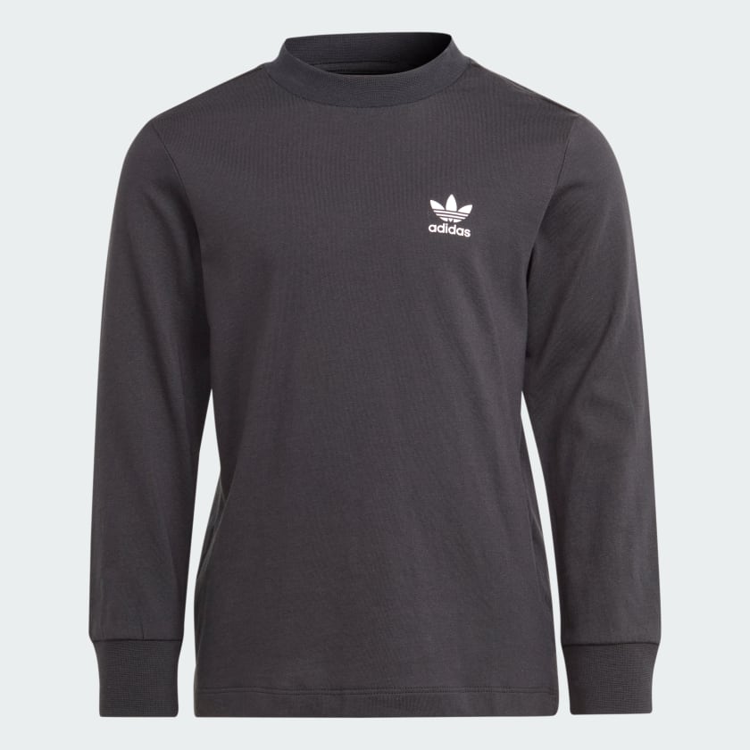 Adidas black long deals sleeve shirt