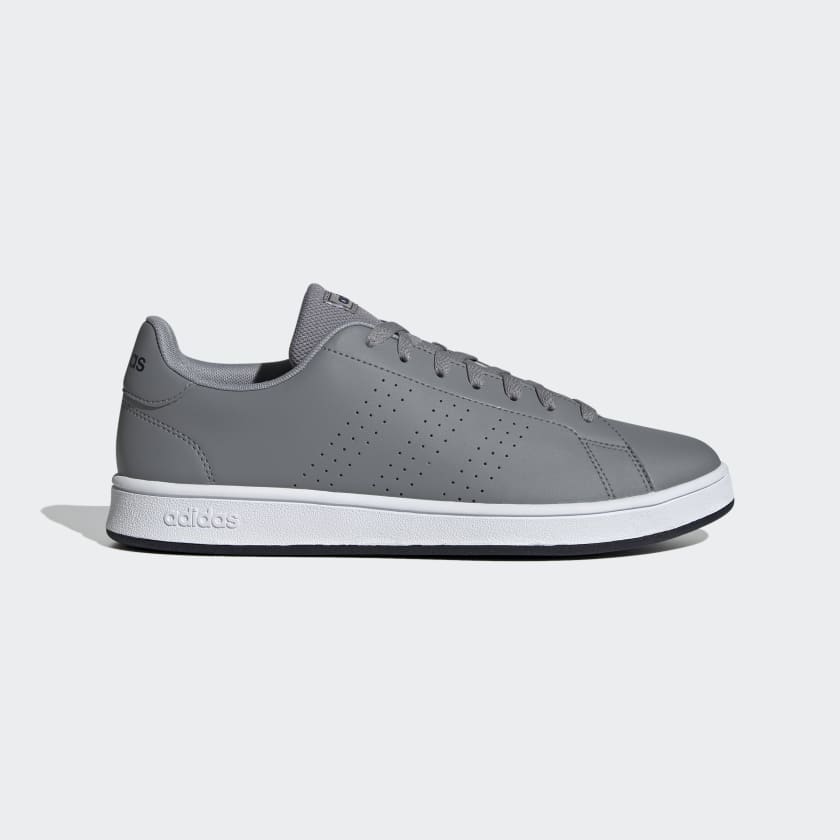 Adidas advantage grey on sale