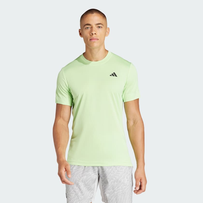 adidas Tennis FreeLift Tee - Green | Men's Tennis | adidas US