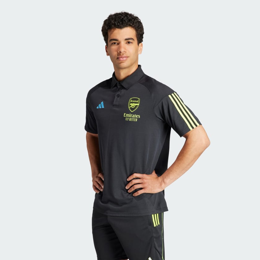 adidas Arsenal Tiro 23 Katoenen Poloshirt Zwart adidas Offici le Shop