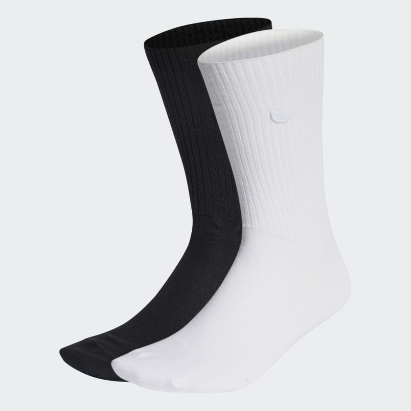 adidas Premium Essentials Crew Socks 2 Pairs - White | Unisex Lifestyle |  adidas US