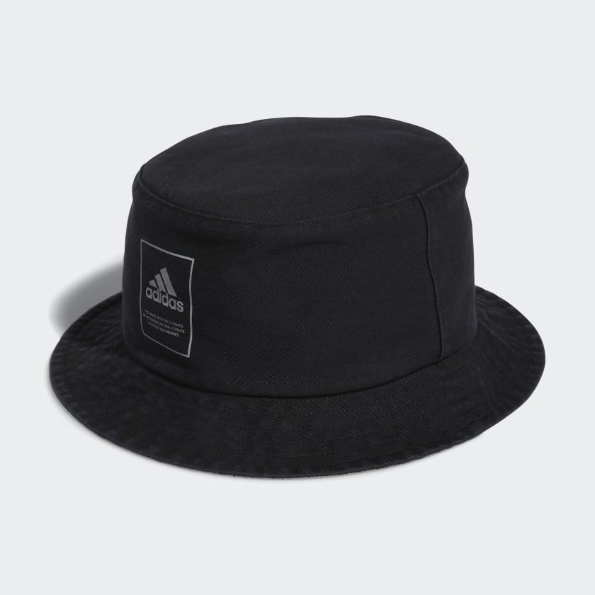 sekstant Give Ugyldigt adidas Lifestyle Washed Bucket Hat - Black | Men's Training | adidas US