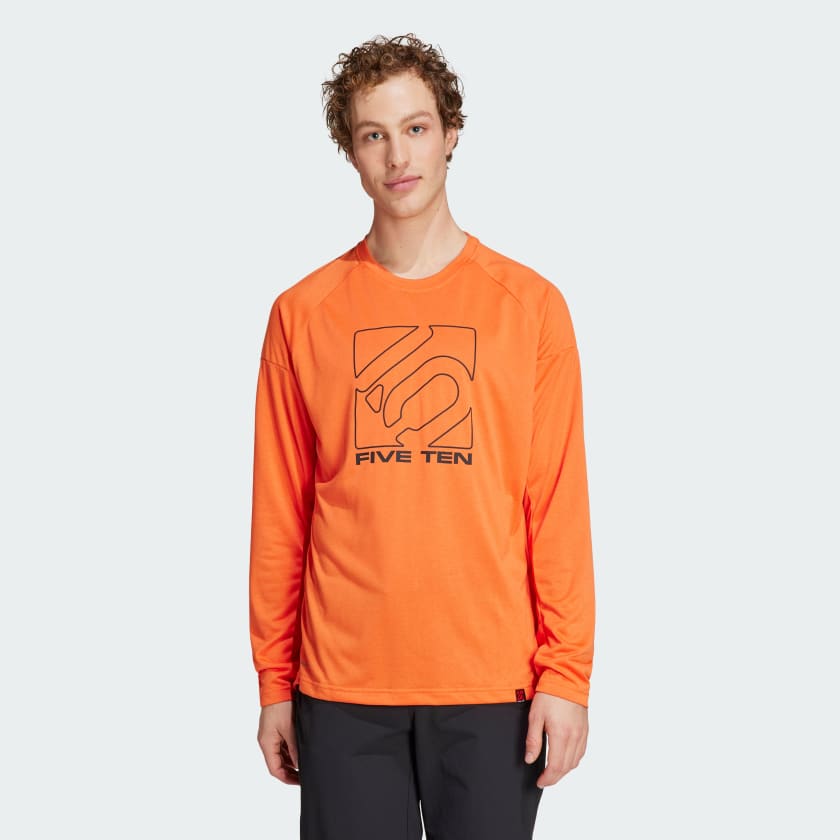 adidas Five Ten Long Sleeve Jersey Orange adidas Finland
