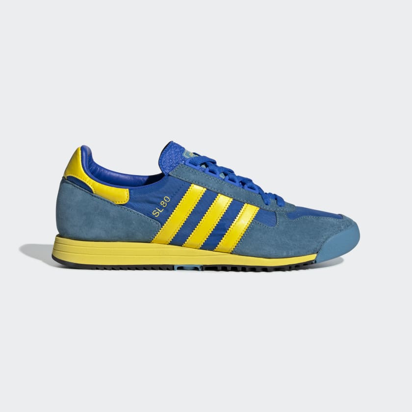 Tenis adidas azul on sale con amarillo