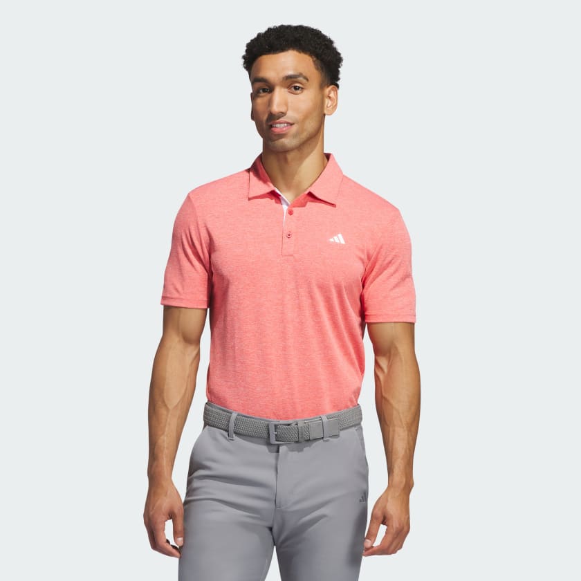 Adidas advantage heather polo outlet