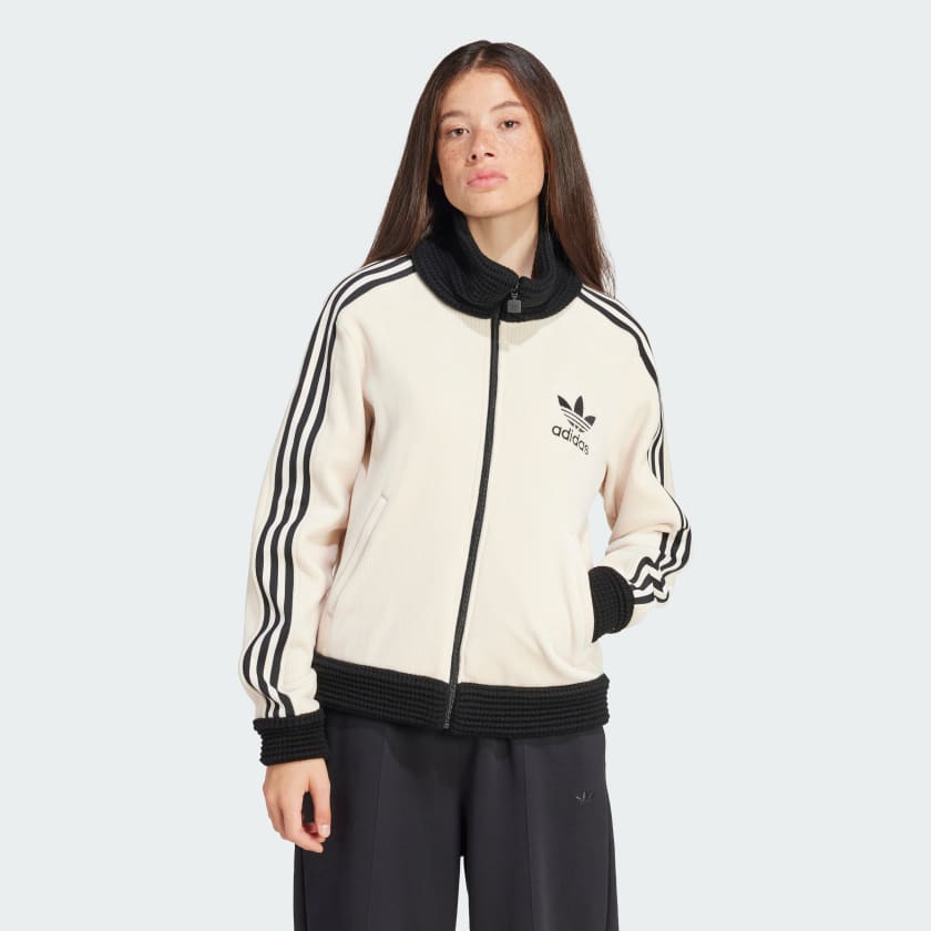 Adidas beckenbauer jacket white sale