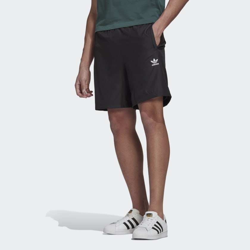 adidas Adicolor Essentials Trace Shorts - Black | adidas Australia