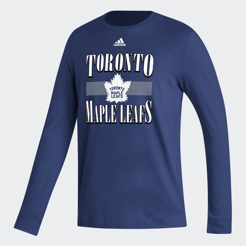 adidas Maple Leafs Playmaker Long Sleeve Tee - Blue | adidas Canada