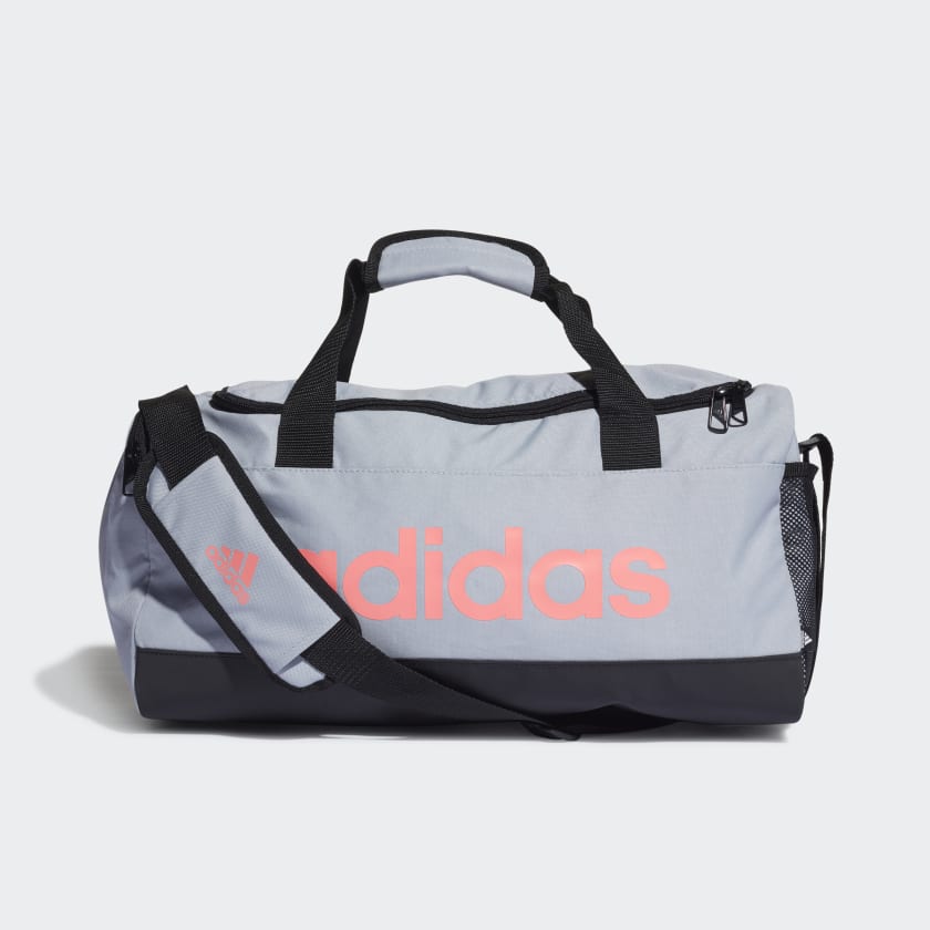 adidas Essentials Logo Duffel Bag Extra Small Grey adidas Malaysia
