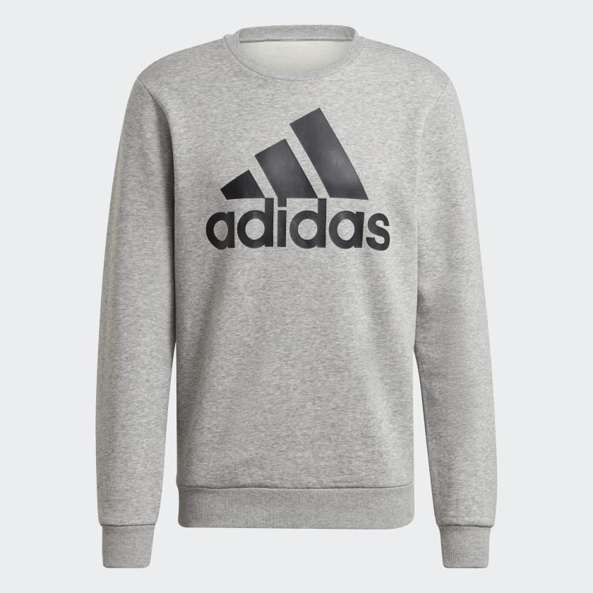 Black adidas logo sweatshirt outlet