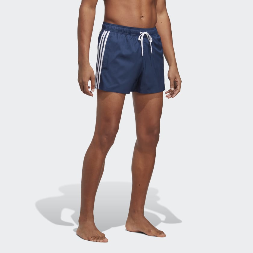 3 Stripes CLX Very Short Length Swim Shorts Blue HT4369 25 model