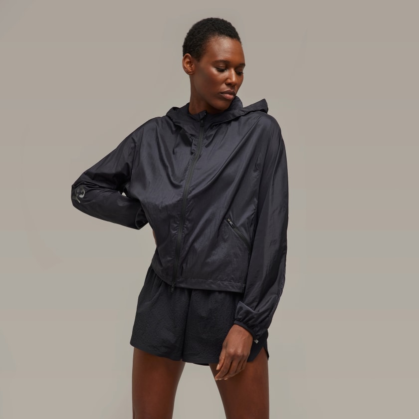 adidas Running Y-3 Black Women\'s Lifestyle adidas Jacket US - | | WIND.RDY