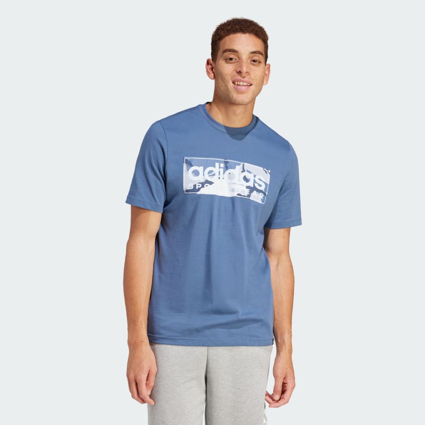 Adidas camo linea t shirt junior new arrivals