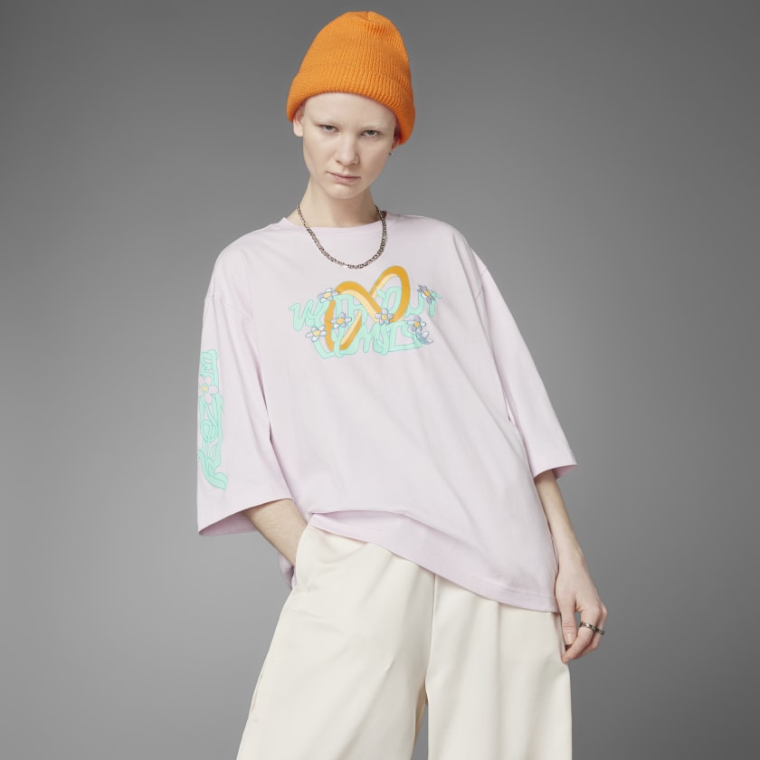 adidas Always Original Oversized T shirt roze adidas Belgium