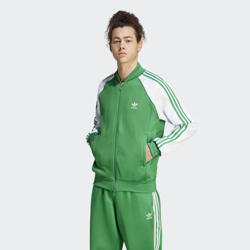 adidas Classics+ SST Track Jacket Green | Men's Lifestyle | adidas US