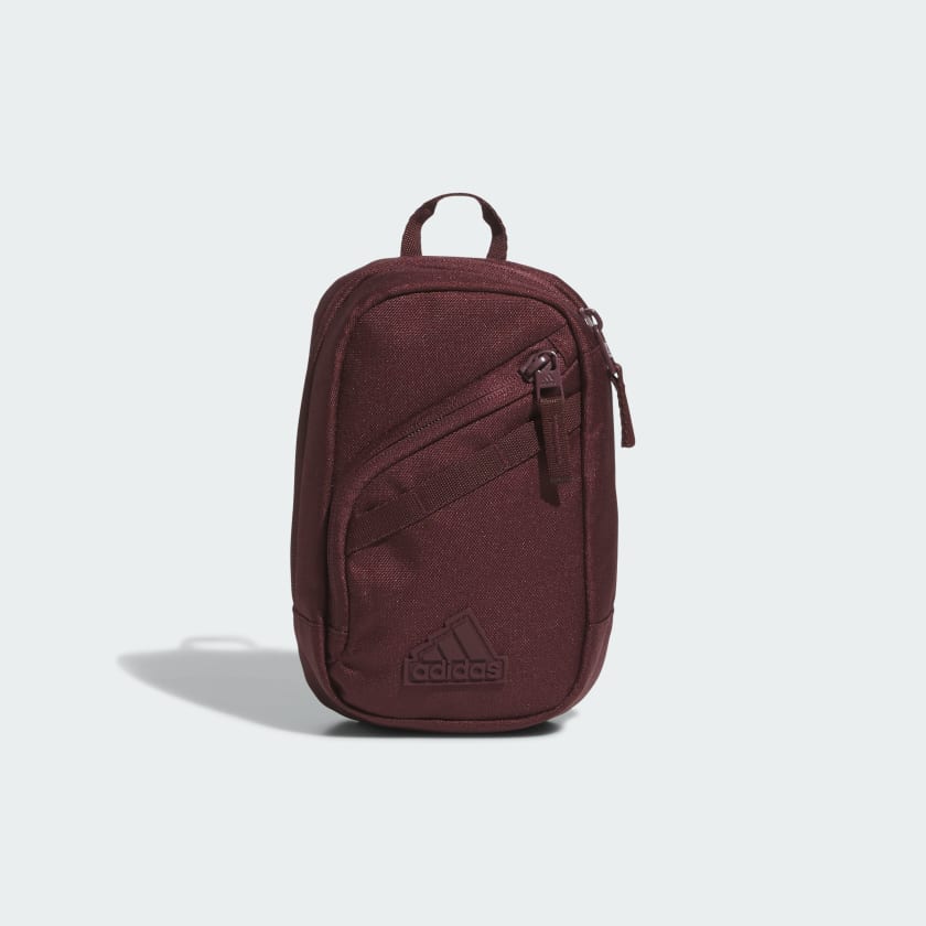 adidas Prime Mini Sling Crossbody Bag - Burgundy | Free