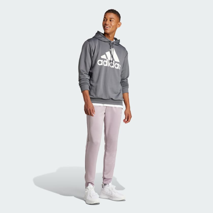 Agasalho Capuz Moletinho Sportswear Cinza adidas adidas Brasil