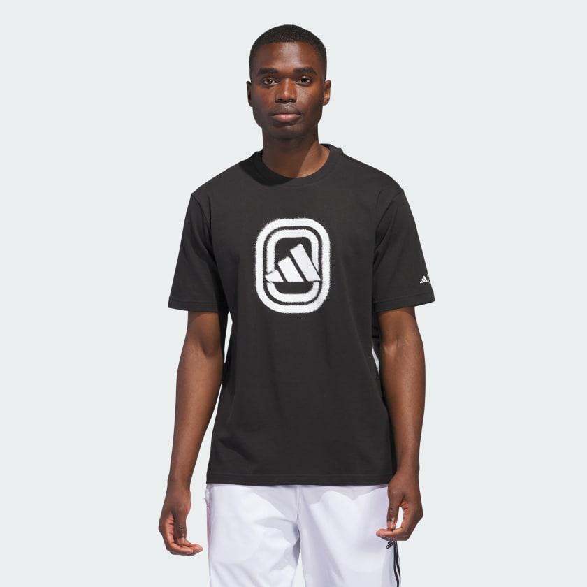 Adidas x Overtime Graphic Tee Black L Mens Originals T Shirts