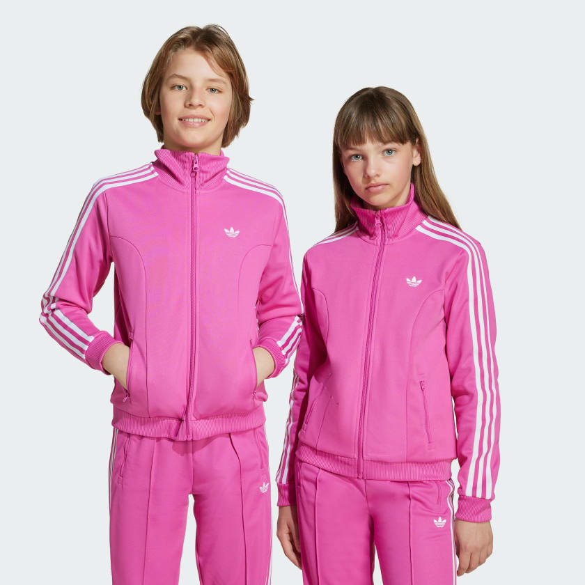 Adidas Pink Track Jacket Size Girl's 5 | eBay