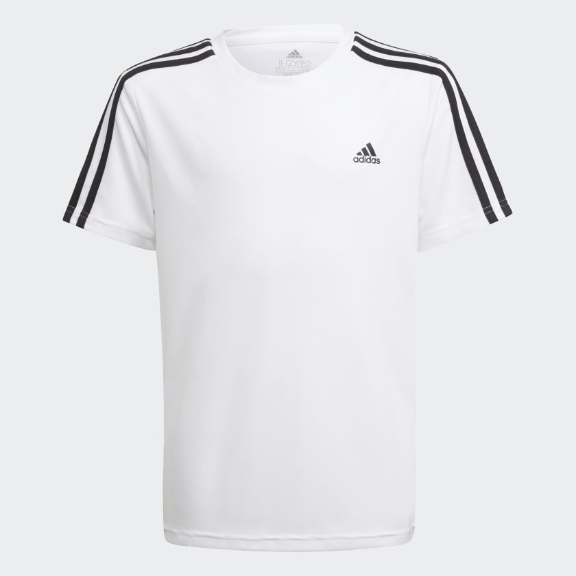 adidas Camiseta Designed 2 Move 3 Rayas - Blanco | adidas Colombia