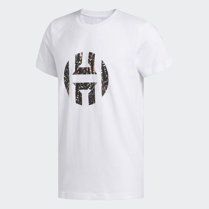 Camiseta Harden Logo Branco adidas adidas Brasil