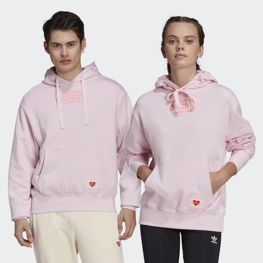 Degree Celsius scandal Critically adidas Embroidered Hoodie (Gender Neutral) - Pink | unisex lifestyle |  adidas US