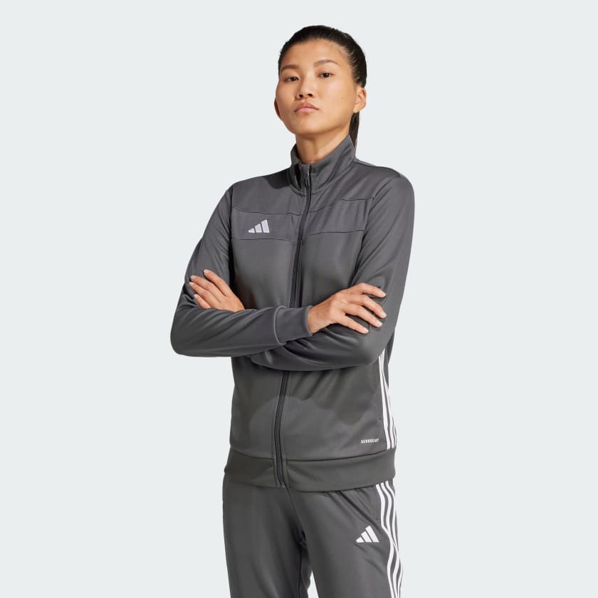 adidas Tiro 25 Essentials Training Jacket - Grey | Free