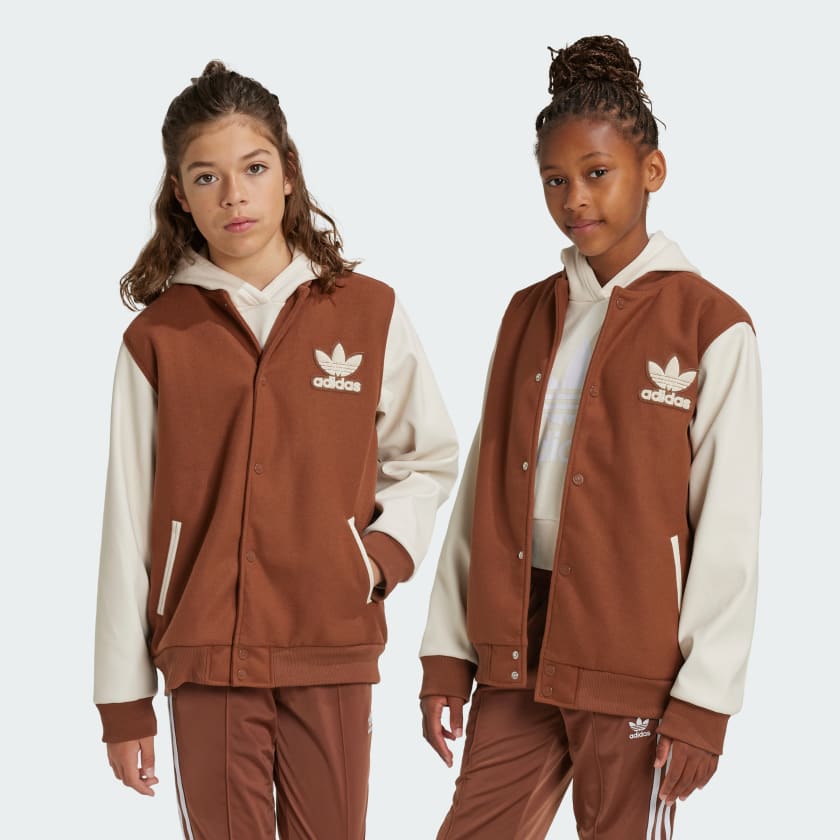 adidas Adicolor Jacket Kids Brown Free Shipping with adiClub adidas US