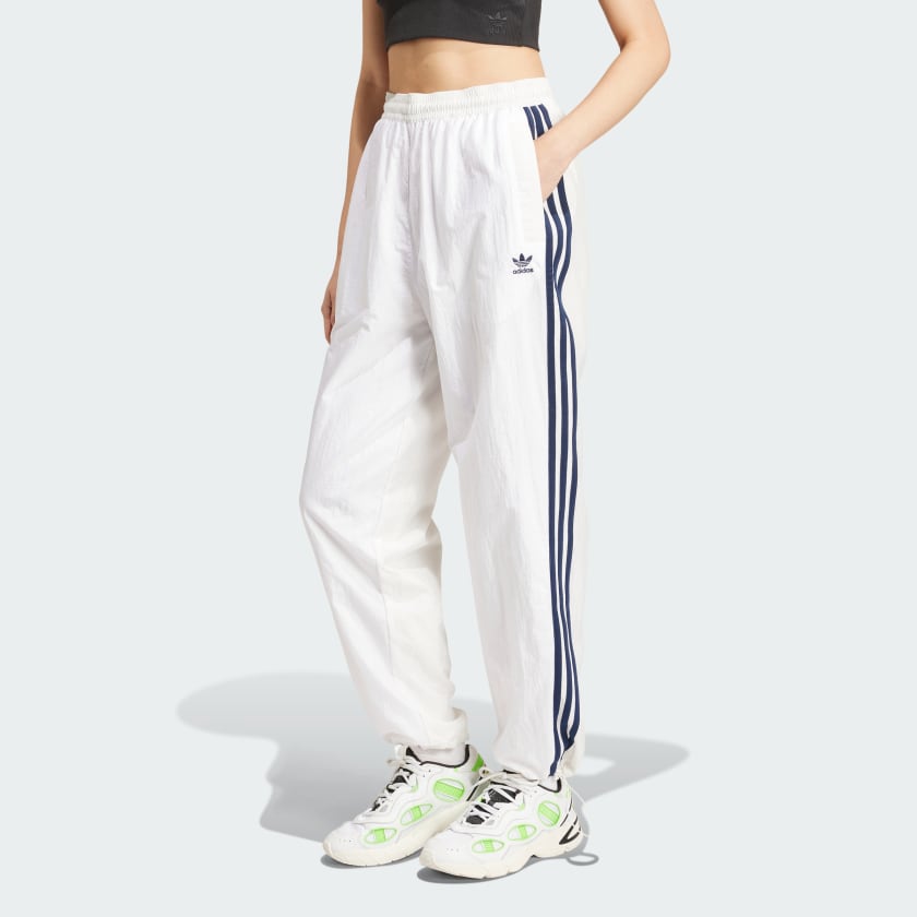 adidas Woven Balloon Trousers White adidas UK