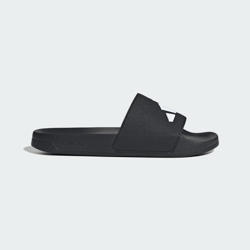 adidas Adilette Shower Slides - Black | Free Shipping with