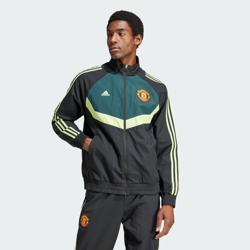 adidas Manchester United Woven Track Top - Black | adidas Canada
