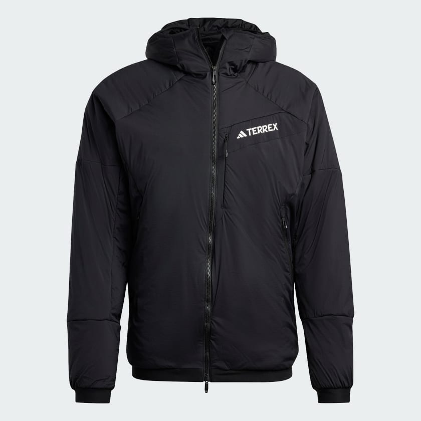 adidas Terrex Techrock Stretch PrimaLoft Hooded Jacket - Black | Free  Shipping with adiClub | adidas Canada