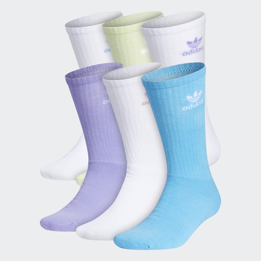 adidas Trefoil Socks 6 Pairs - White | Unisex Lifestyle | adidas US