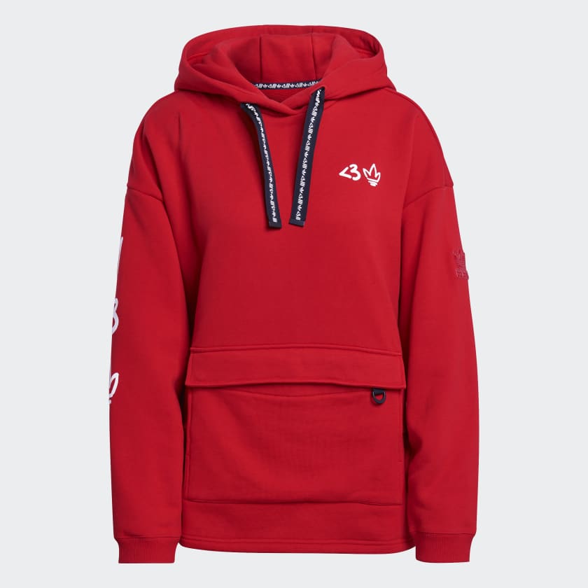 Adidas valentines day hoodie cheap