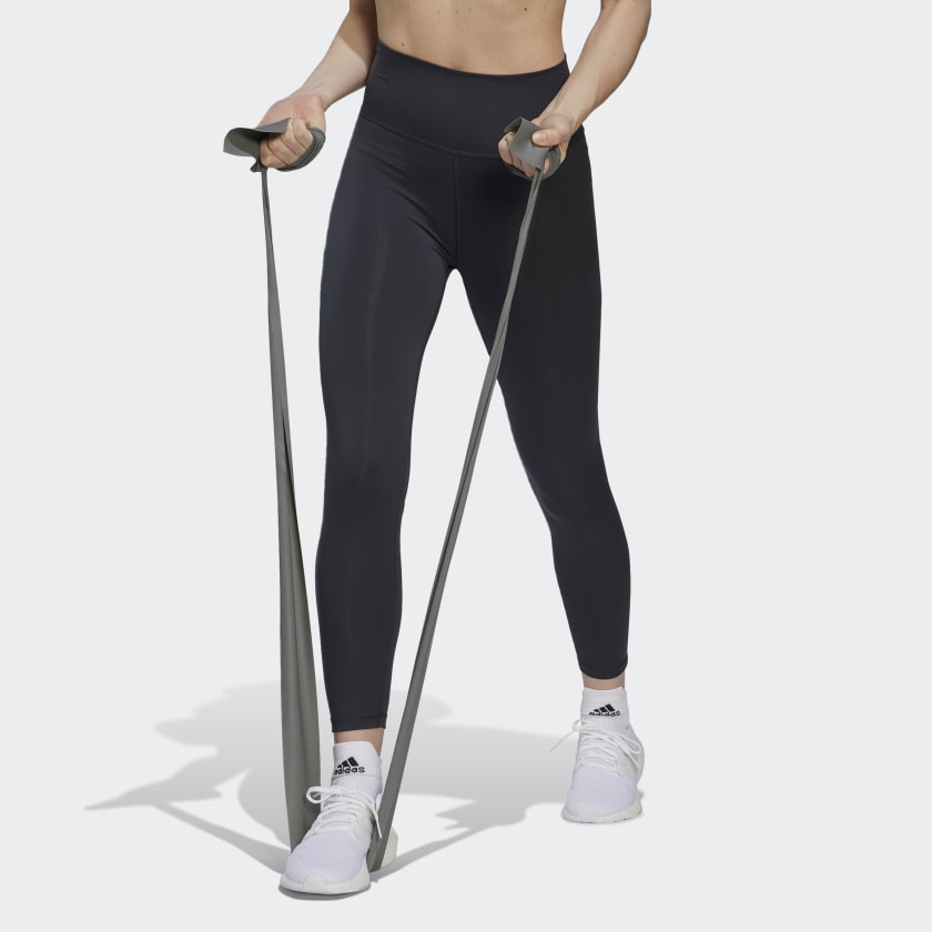 adidas, Optime Training 7/8 Leggings Womens, Carbon/Black