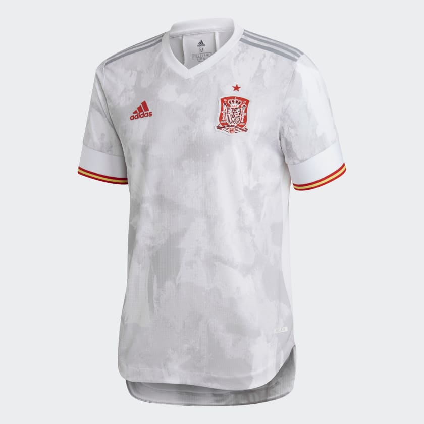 Viva Templado Poner Camiseta segunda equipación España Authentic - Blanco adidas | adidas España
