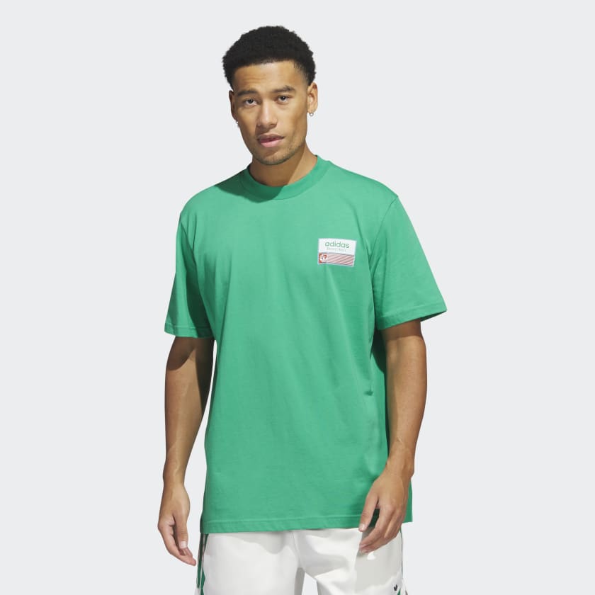 Remera adidas verde best sale
