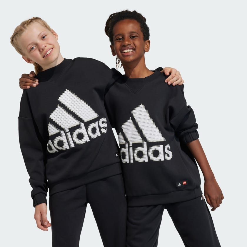 Seaboard erektion Behov for 🧥 adidas x Classic LEGO® Crewneck Sweatshirt - Black | Kids' Lifestyle |  adidas US 🧥