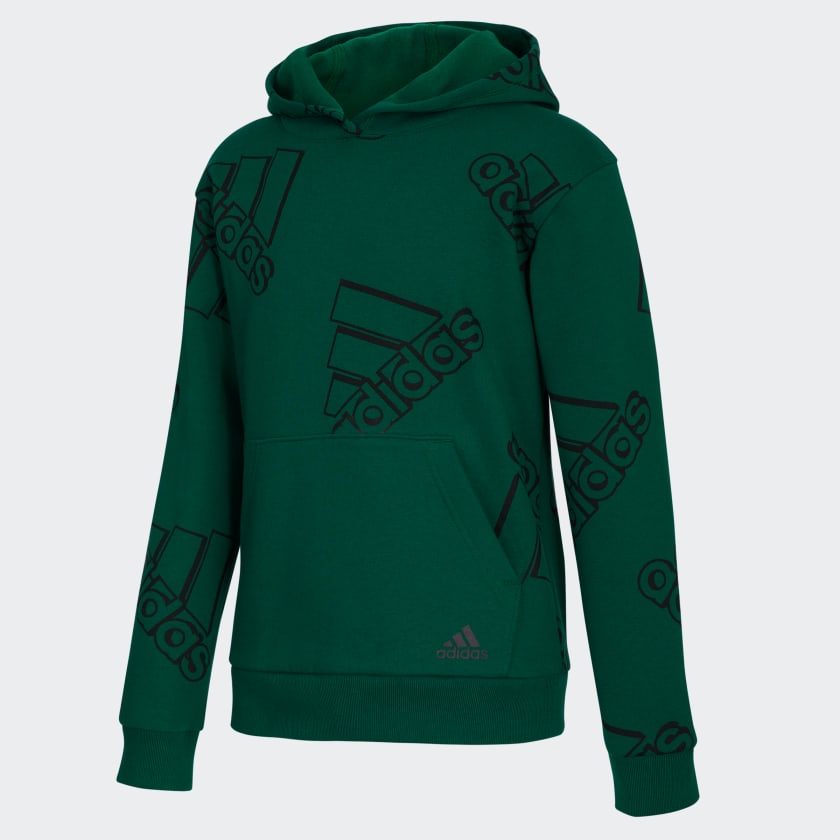 adidas Brand Love Pullover Hoodie Green Free Shipping with adiClub adidas US