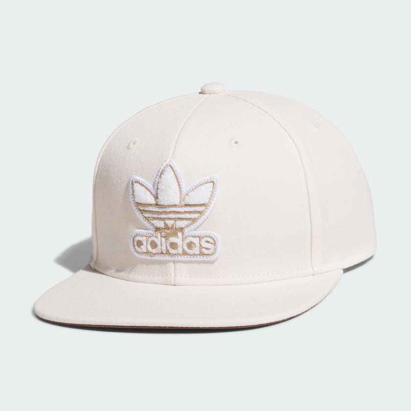 adidas Trefoil Chenille Snapback White Free Shipping with adiClub adidas US