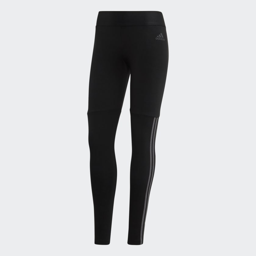 adidas Sport ID 3 Stripes Tights Black adidas New Zealand