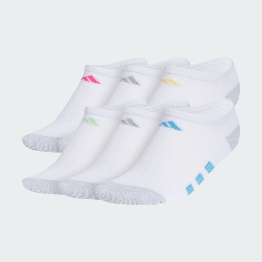 Warner's Women's Socks – Non-Slip Cushioned Sneaker Fit Liners (6 Pack)