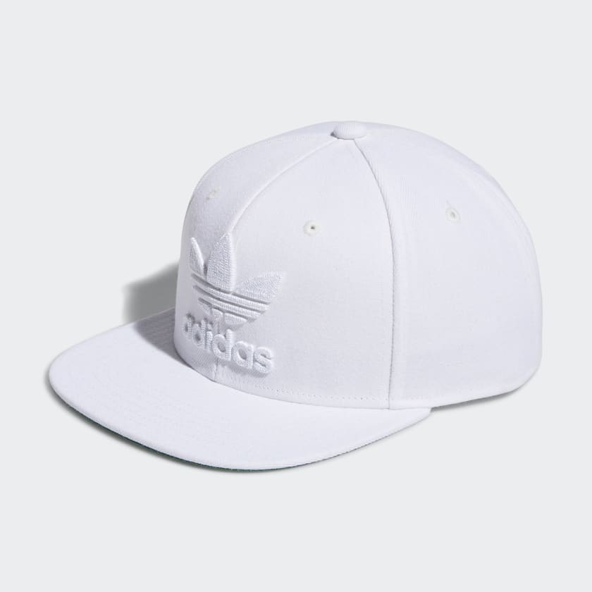Adidas Trefoil Snapback Hat White