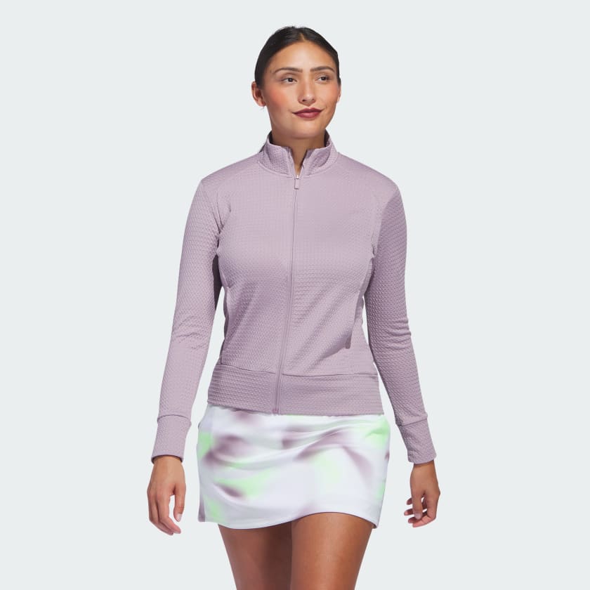 adidas Women's Ultimate365 Textured Jacket - Purple | Free Delivery ...