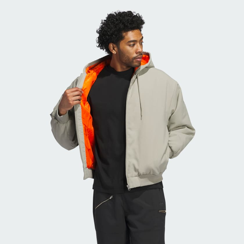 adidas Shmoofoil Nylon Canvas Jacket Green Free Shipping with adiClub adidas US