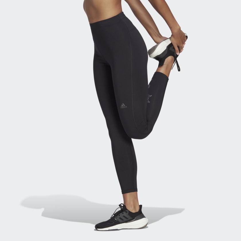 adidas Run Icons Winter Running Leggings - Black | adidas UK