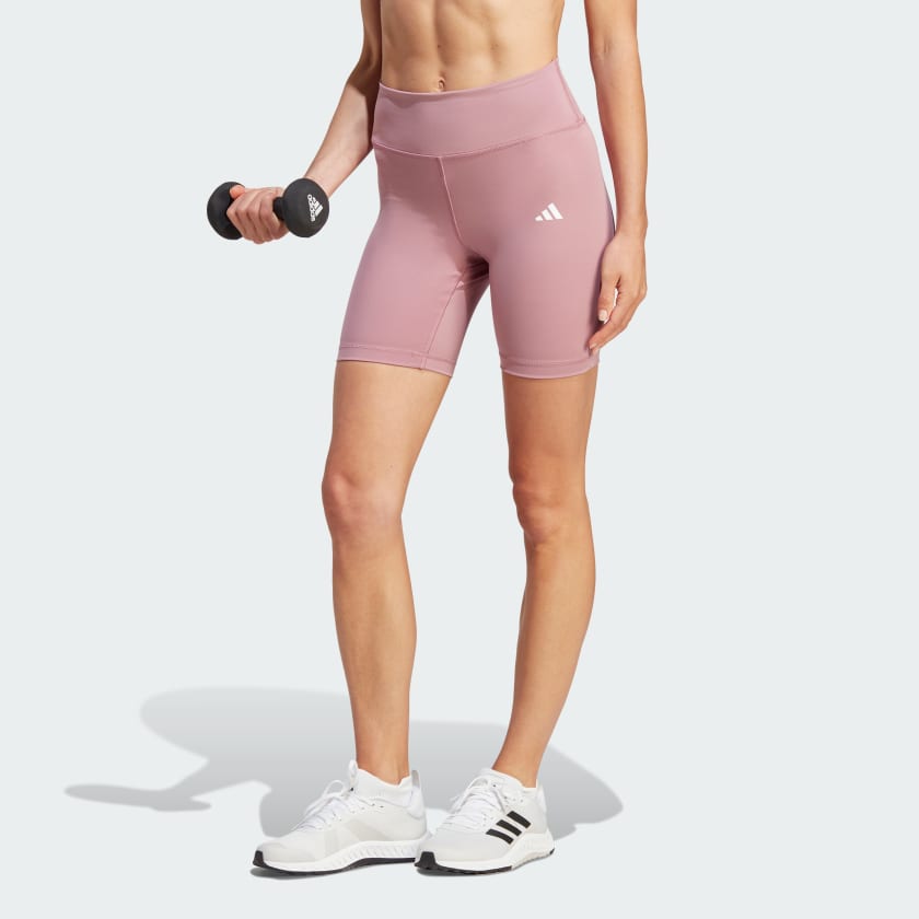 adidas Train Essentials 7-Inch Short Leggings - Pink