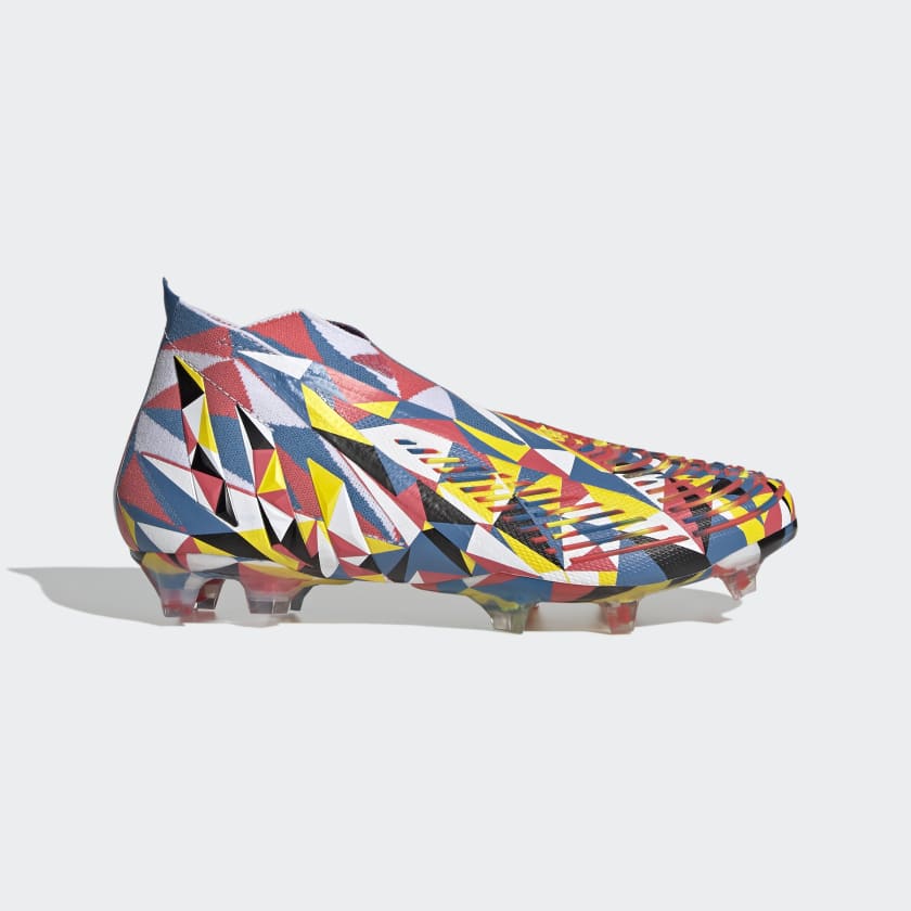 adidas Predator Edge Geometric Firm Ground Boots Blue adidas New Zealand