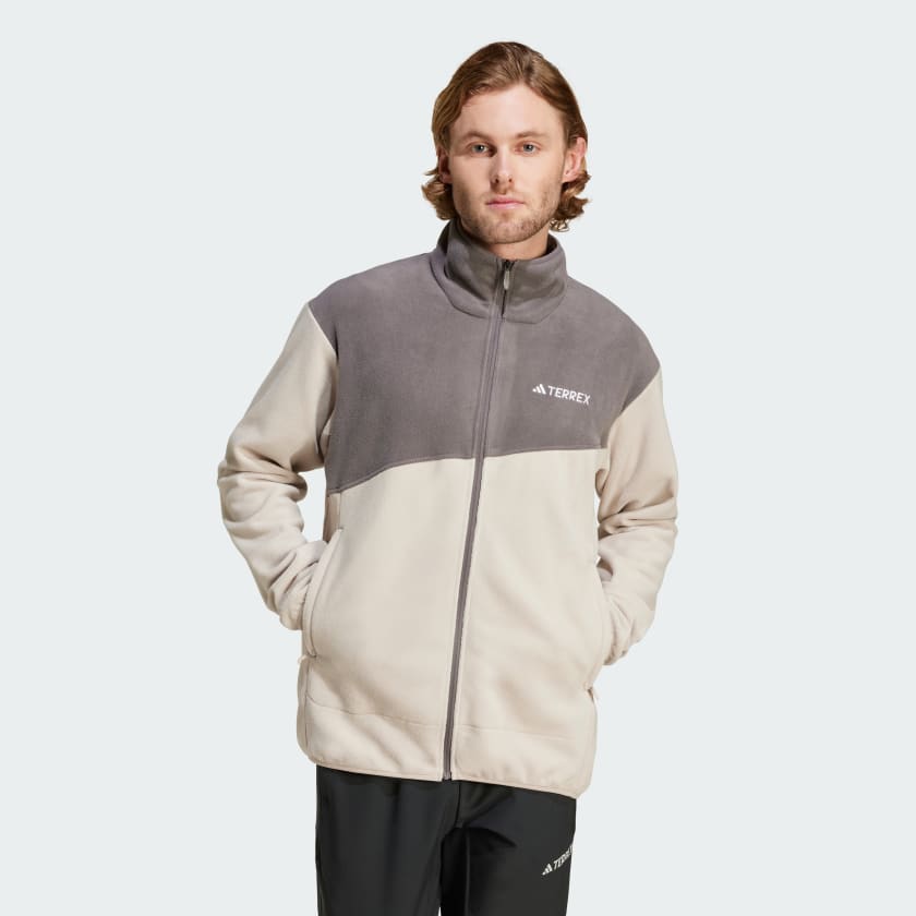 adidas TERREX Multi Fleecejacke Beige adidas Deutschland