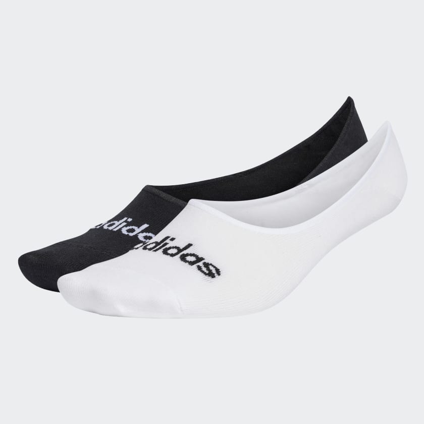 adidas Thin Linear Ballerina Socks 2 Pairs - White | adidas India